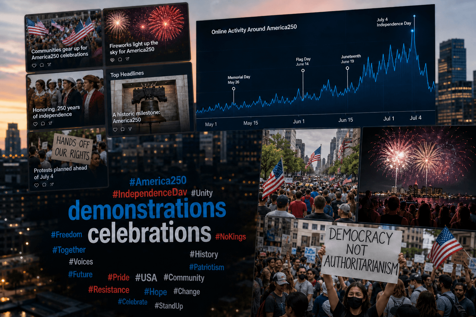 Collage image from America250