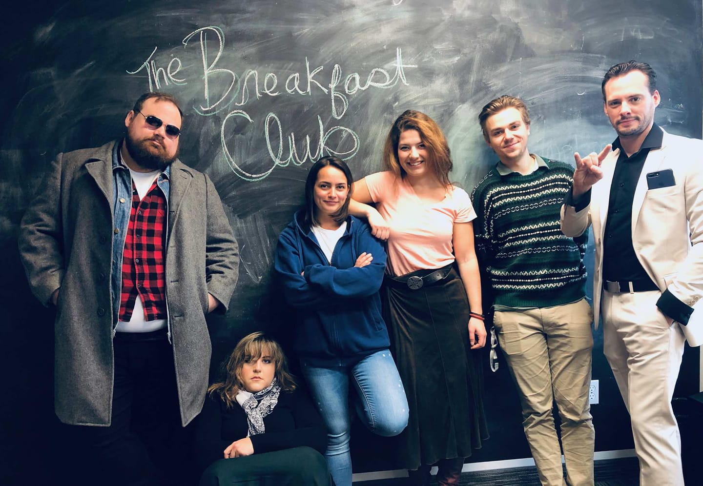 LifeRaft's marketing team dressed as the iconic Breakfast Club