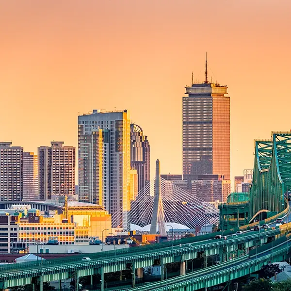 Boston MA skyline